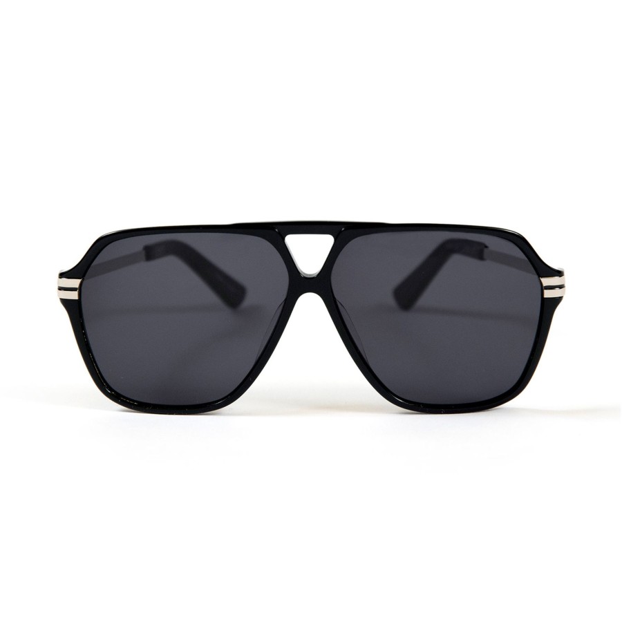 Women Straight To Hell Apparel Sunglasses | Hawk - Black Sunglasses