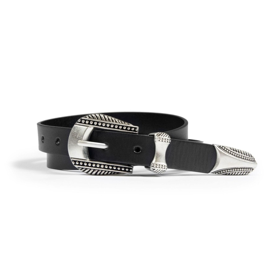 Women Straight To Hell Apparel Belts | Vegan Calvera - Faux Leather Belt