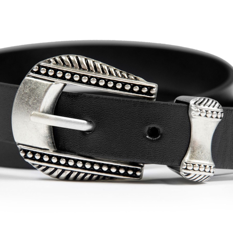 Women Straight To Hell Apparel Belts | Vegan Calvera - Faux Leather Belt