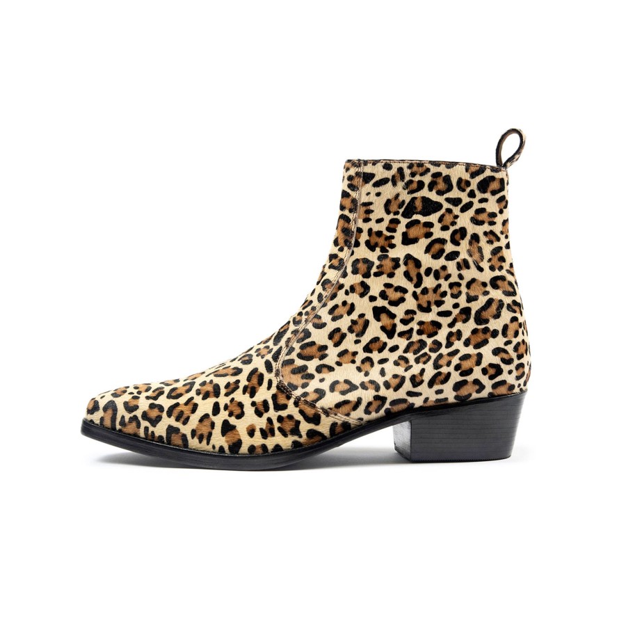 Men Straight To Hell Apparel Boots | Richards - Tan Leopard (Size 7, 7.5, 8, 8.5, 9, 9.5, 10, 10.5, 11, 12, 13, 14)