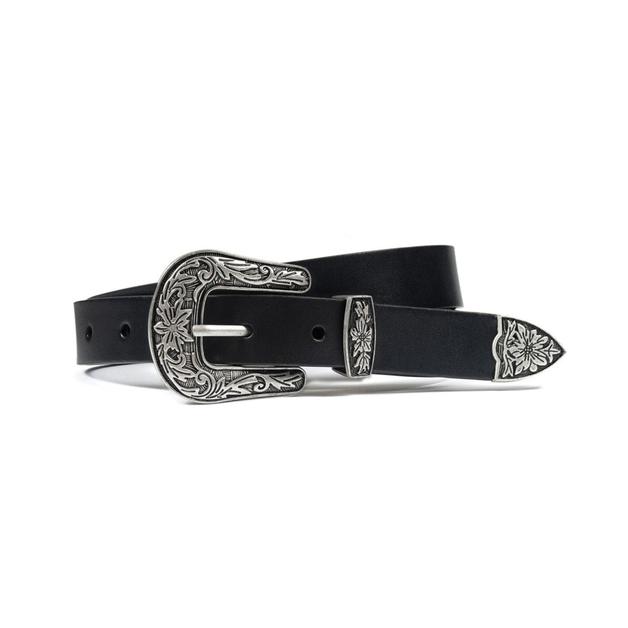 Men Straight To Hell Apparel Belts | Vegan Freddie - Faux Leather Belt