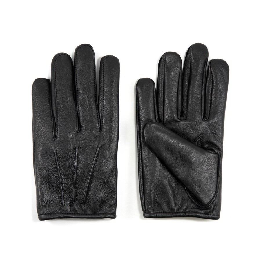 Women Straight To Hell Apparel Gloves | Partisan - Red Lined Leather Gloves