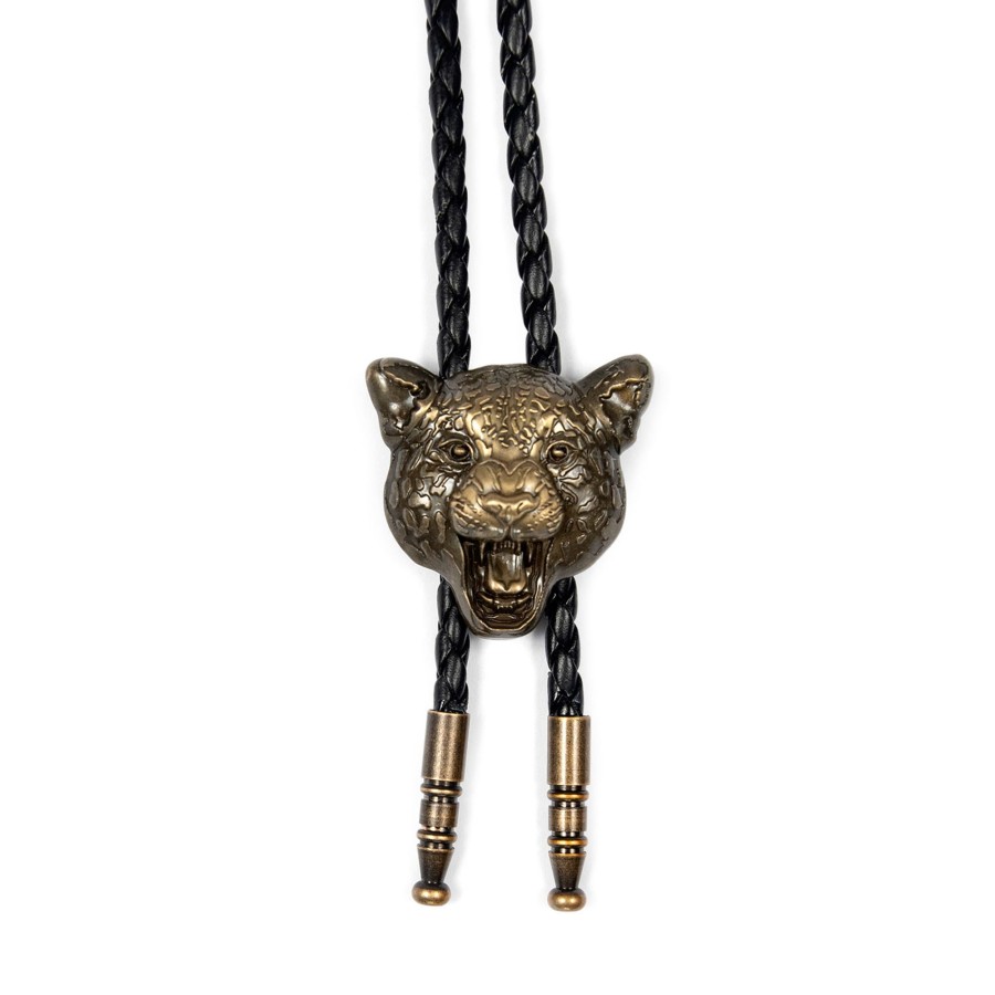 Women Straight To Hell Apparel Jewelry & Ties | Gabrielle - Cheetah Bolo Tie