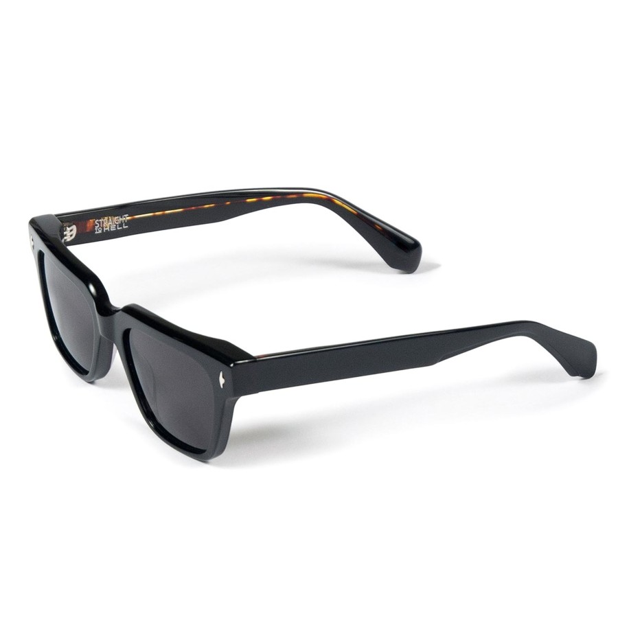 Women Straight To Hell Apparel Sunglasses | Peoria - Black Sunglasses