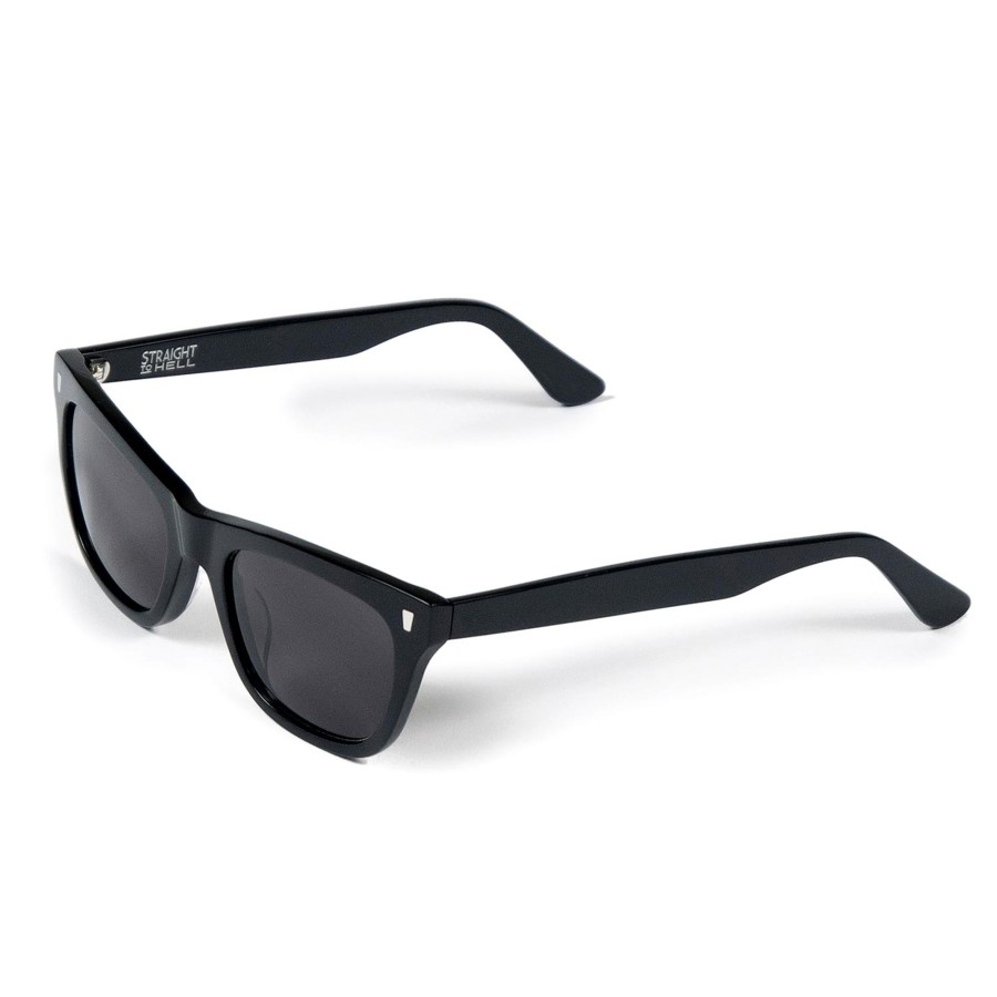 Women Straight To Hell Apparel Sunglasses | Hurricane - Black Sunglasses