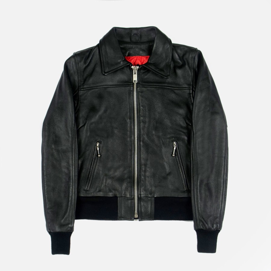 Women Straight To Hell Apparel Leather Jackets | Belmont - Leather Jacket