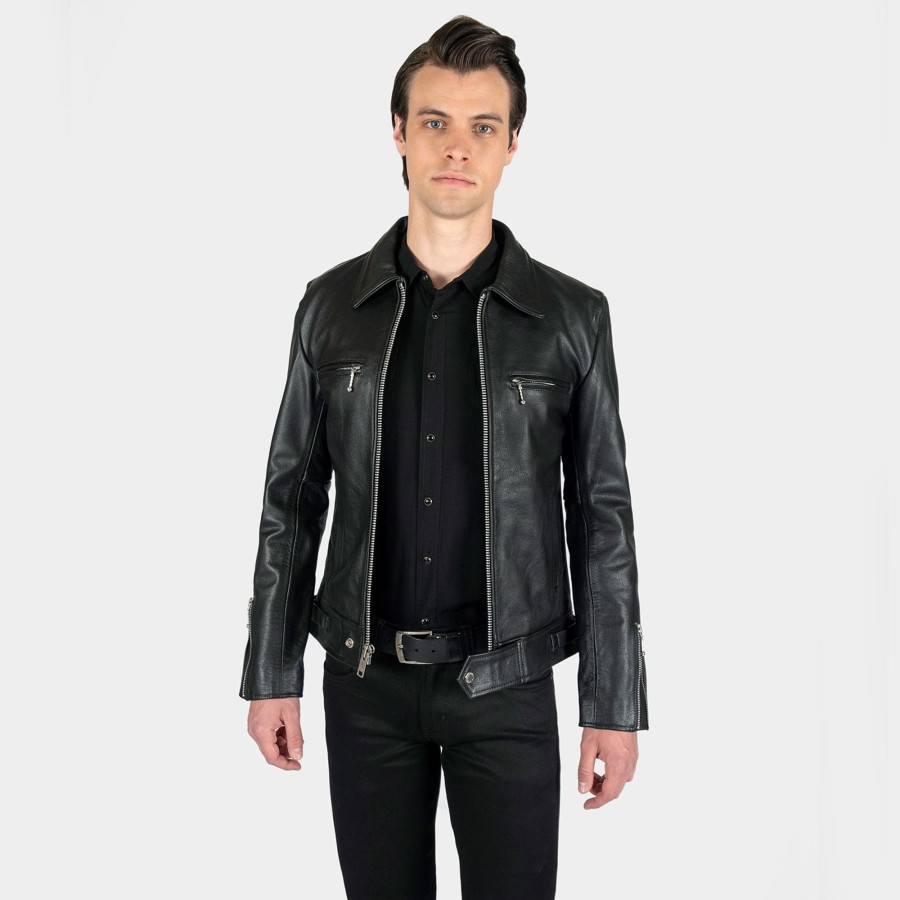 Men Straight To Hell Apparel Leather Jackets | Idol - Leather Jacket