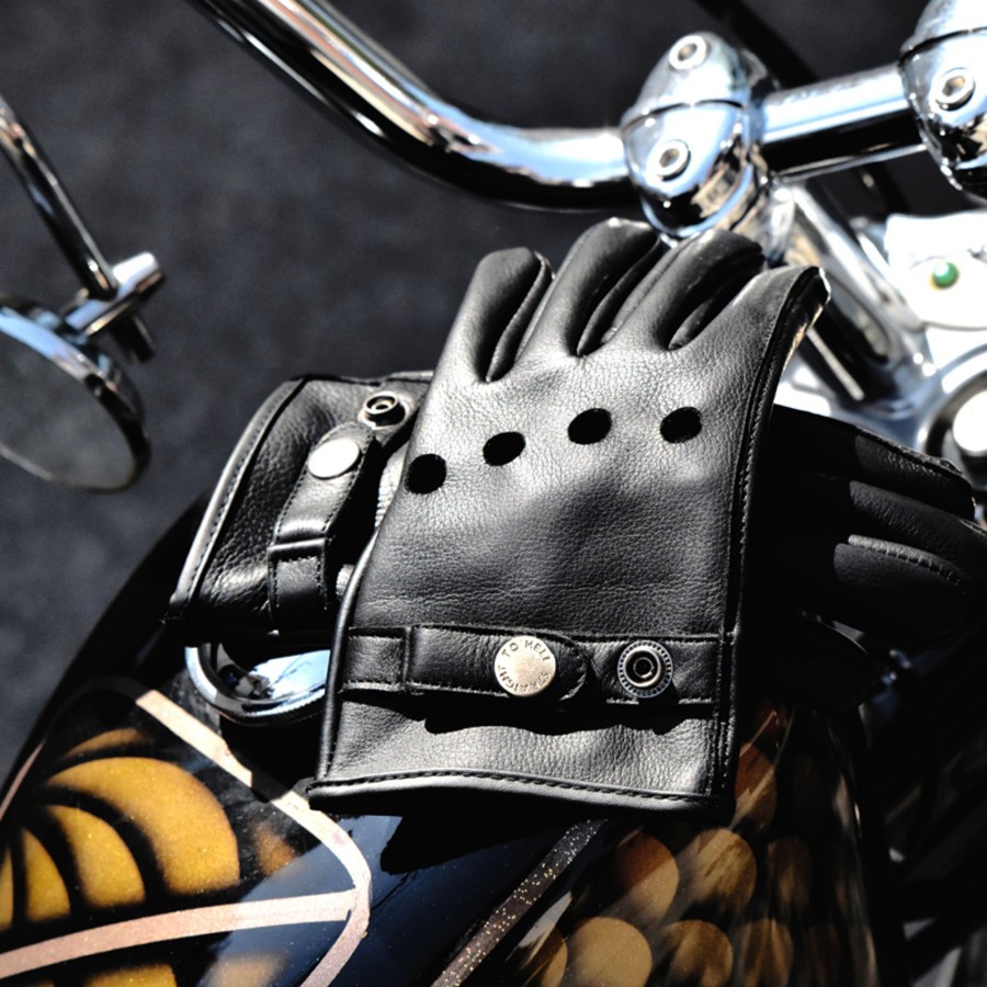 Women Straight To Hell Apparel Gloves | Challenger - Motorcycle Leather Gloves (Size 2Xs, Xs, S, M, L, Xl, 2Xl)