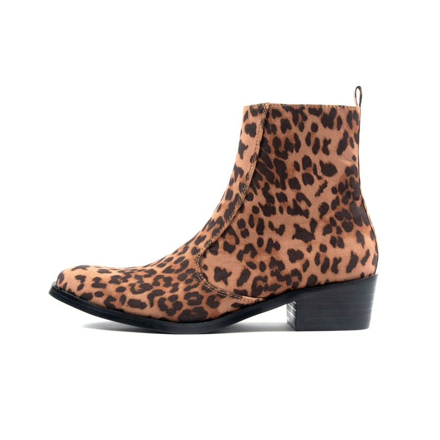 Women Straight To Hell Apparel Vegan | Vegan Richards - Leopard (Size 6.5, 7, 7.5, 8.5, 9, 9.5)