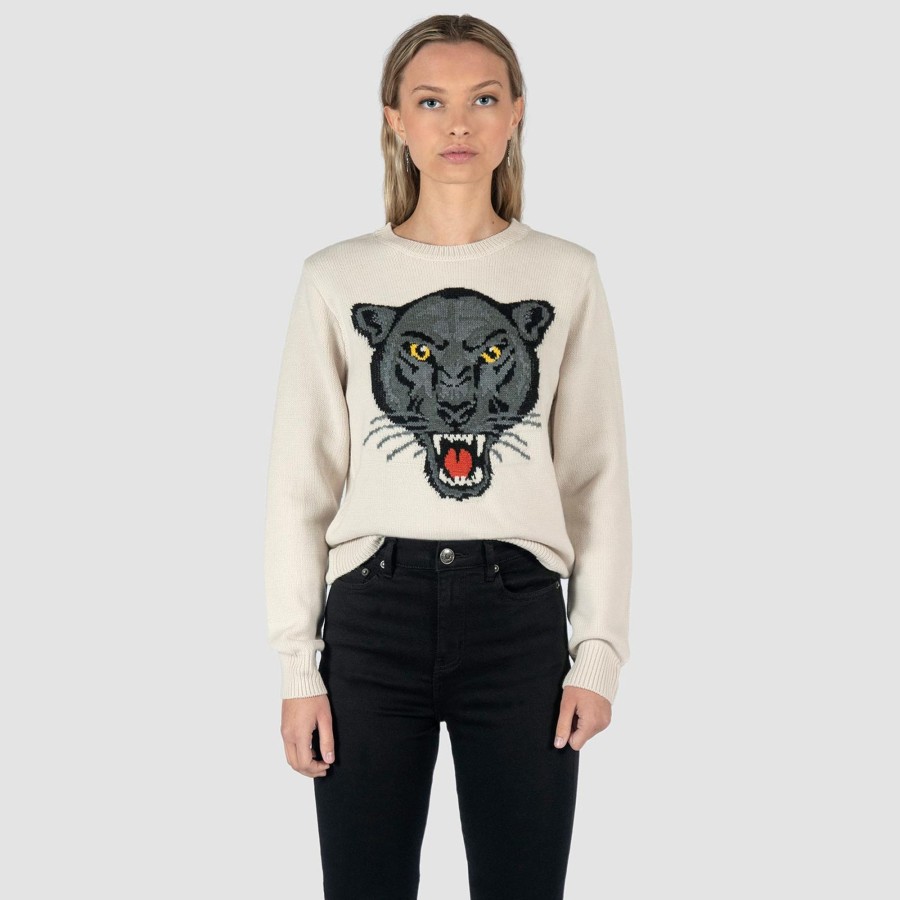 Women Straight To Hell Apparel Sweaters | Sweet Revenge - Panther Sweater