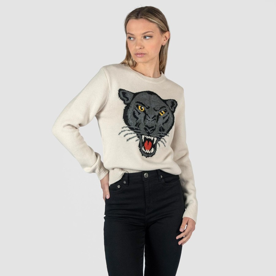 Women Straight To Hell Apparel Sweaters | Sweet Revenge - Panther Sweater