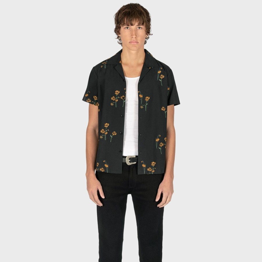 Men Straight To Hell Apparel Shirts | St. Peter - Floral Print Shirt