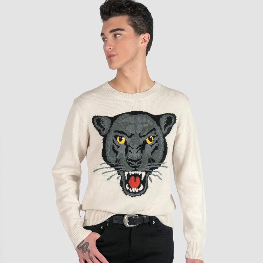 Men Straight To Hell Apparel Sweaters | Sweet Revenge - Panther Sweater