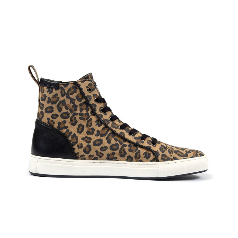 Women Straight To Hell Apparel Shoes | Heat - Leopard Sneakers