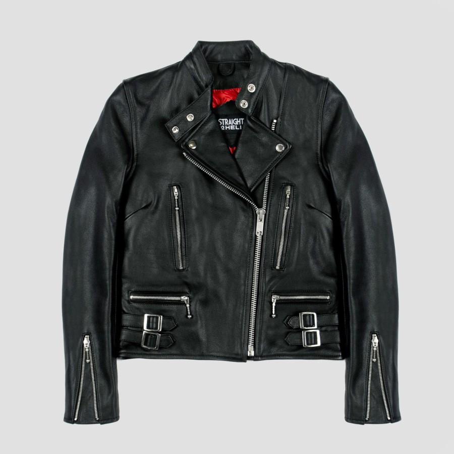 Women Straight To Hell Apparel Leather Jackets | Marauder - Leather Jacket (Size Xs, S, M, L, Xl, 2Xl, 3Xl, 4Xl, 5Xl)