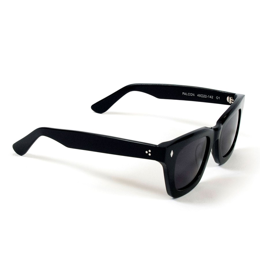 Women Straight To Hell Apparel Sunglasses | Falcon - Black Sunglasses