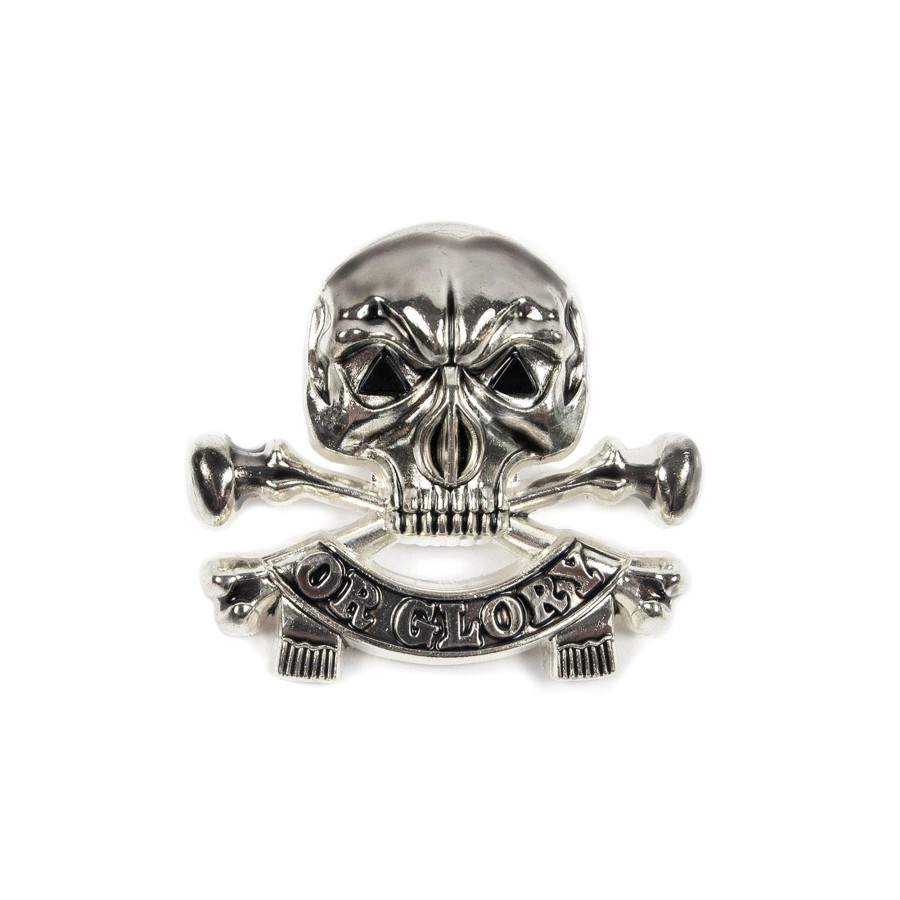 Women Straight To Hell Apparel Jewelry & Ties | Death Or Glory - Brooch With Onyx Eyes