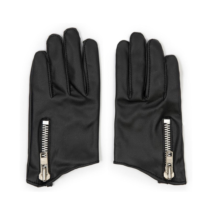 Women Straight To Hell Apparel Gloves | Vegan Throttle - Faux Leather Gloves