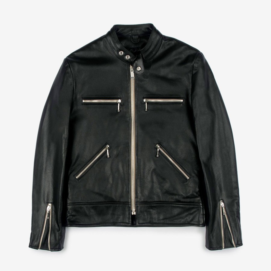 Men Straight To Hell Apparel Leather Jackets | Motorway - Leather Jacket (Size 34S, 34, 36S, 36, 38S, 38, 40, 42, 44, 46, 48, 50, 52, 54)