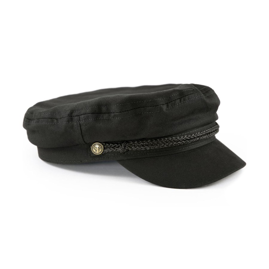 Women Straight To Hell Apparel Hats & Beanies | Searcher - Black Fisherman Hat