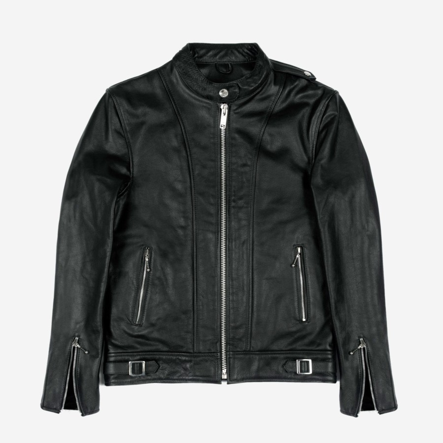 Men Straight To Hell Apparel Leather Jackets | Offender - Leather Jacket (Size 34S, 34, 36S, 36, 38S, 38, 40, 42, 44, 46, 48, 50, 52, 54)