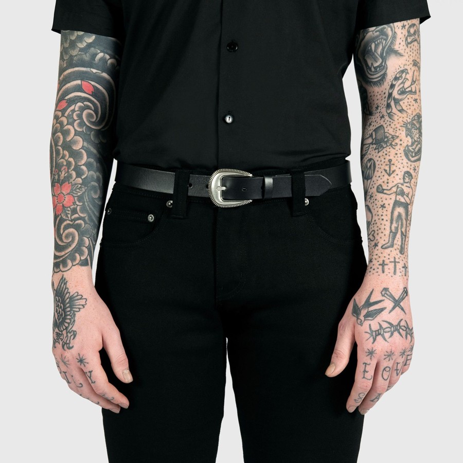 Men Straight To Hell Apparel Belts | Wyatt - Leather Belt