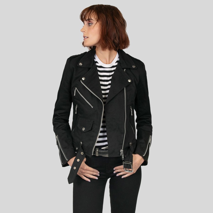 Women Straight To Hell Apparel Coats & Jackets | Commando - Twill Jacket