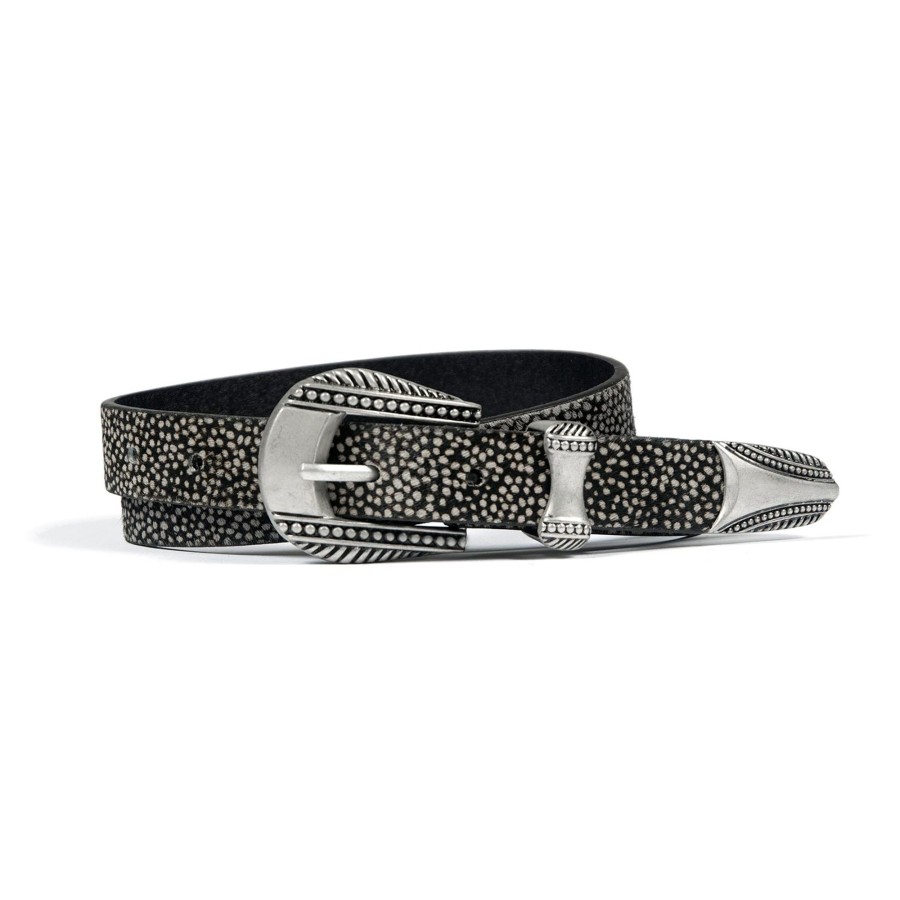 Women Straight To Hell Apparel Belts | Calvera - Reptile Print Leather Belt (Size Xs, S, M, L, Xl, 2Xl, 3Xl, 4Xl)