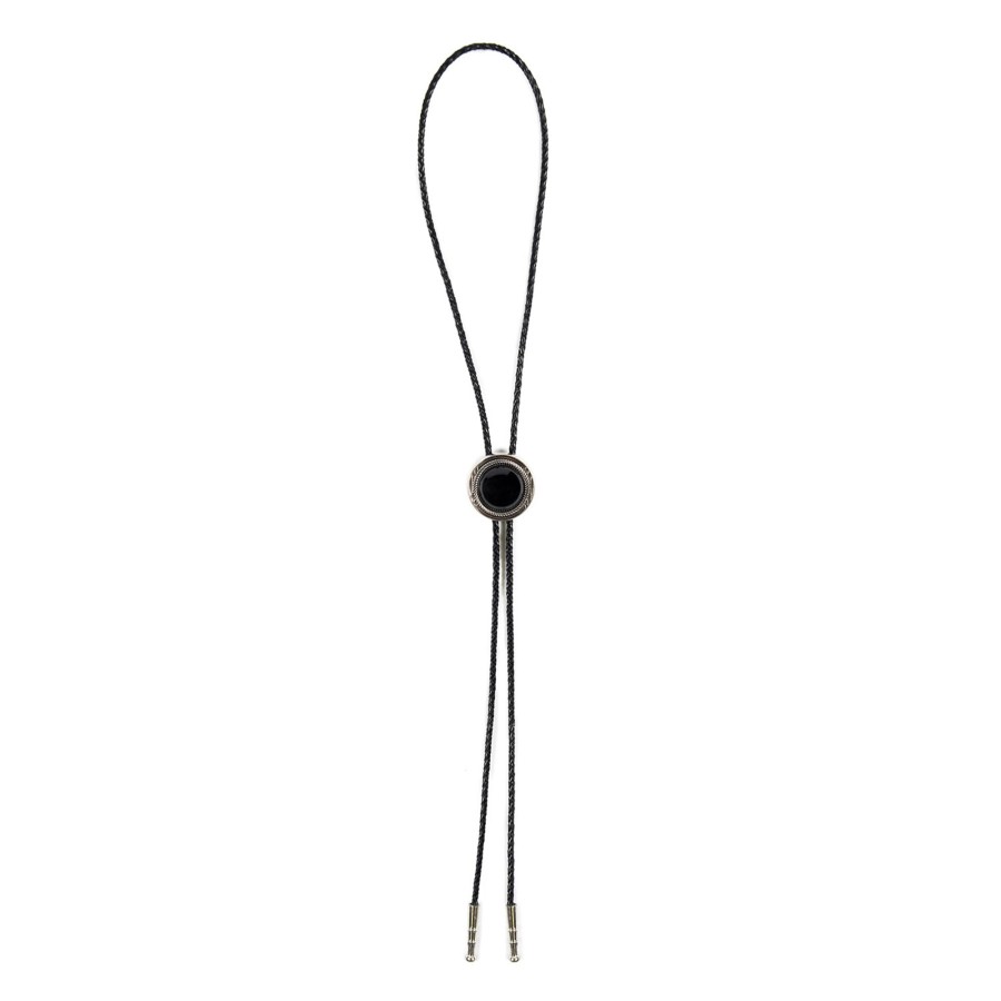 Women Straight To Hell Apparel Jewelry & Ties | Lost Highway - Onyx Bolo Tie