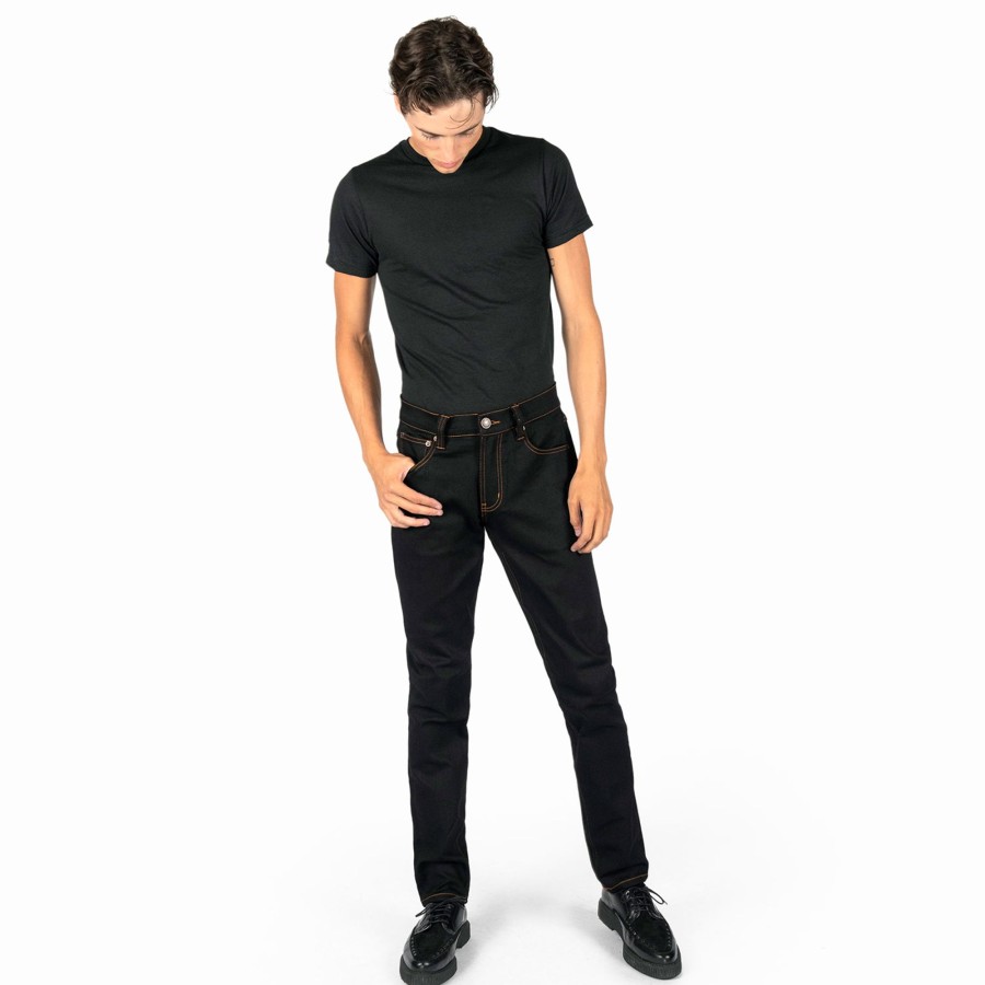 Men Straight To Hell Apparel Denim Jeans | Narrow Eddie - Witching Hour - Slim Fit Denim Jeans (Size 30, 32)