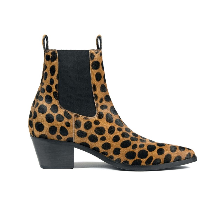 Women Straight To Hell Apparel Boots | Addison - Cheetah (Size 7, 7.5, 8)