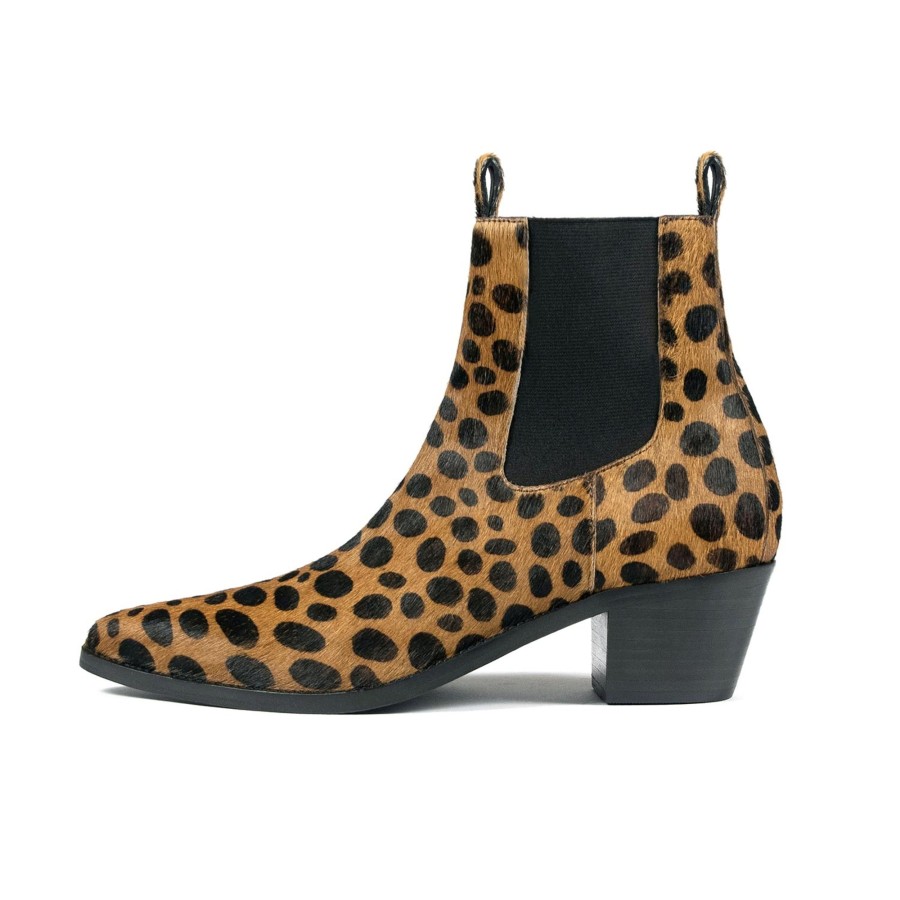 Women Straight To Hell Apparel Boots | Addison - Cheetah (Size 7, 7.5, 8)