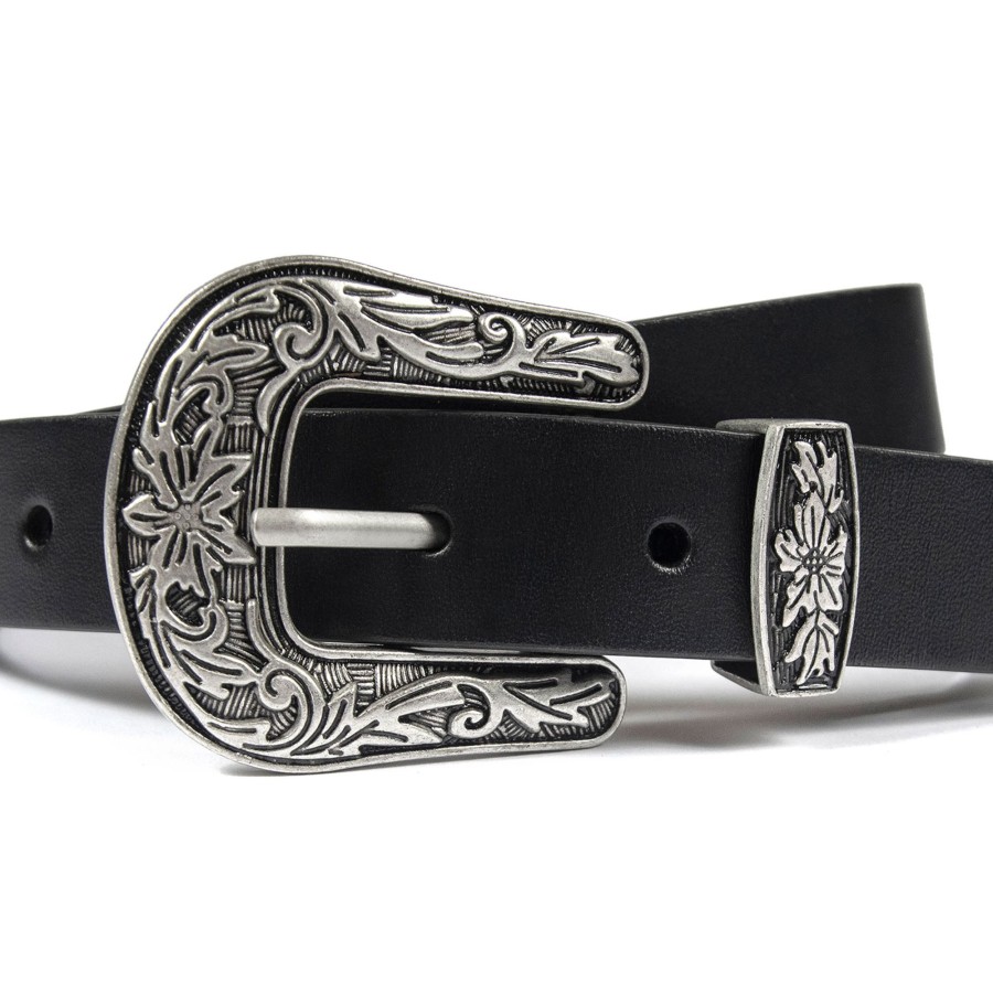 Women Straight To Hell Apparel Belts | Vegan Freddie - Faux Leather Belt