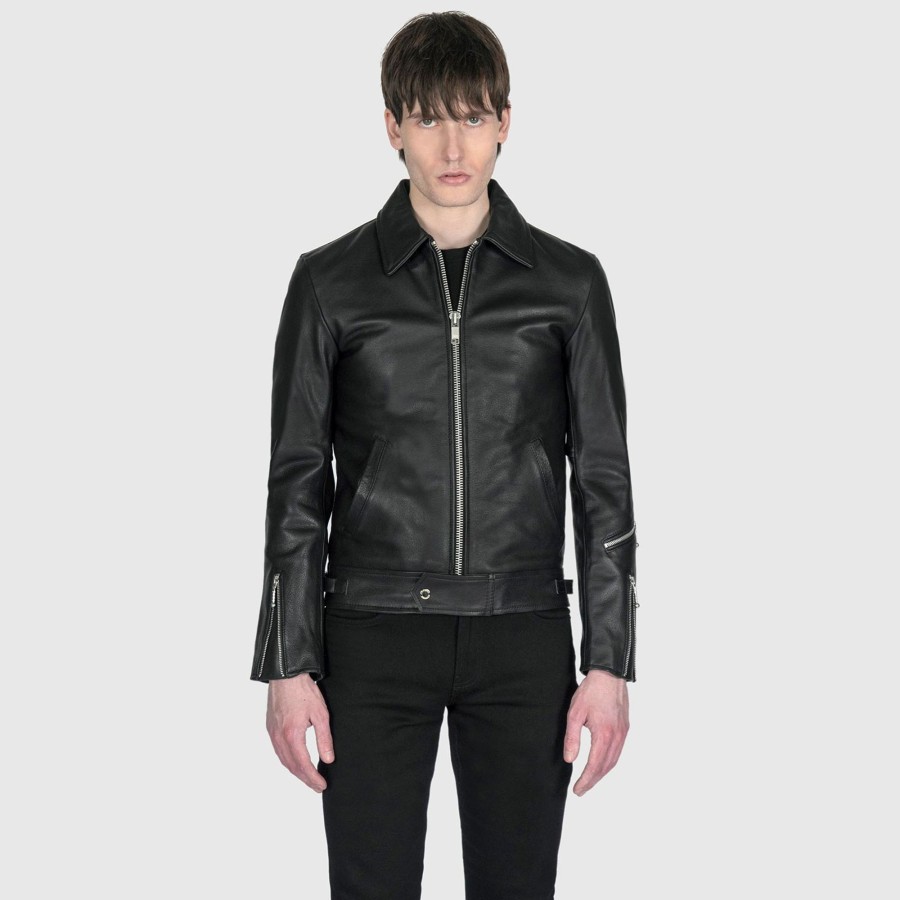 Men Straight To Hell Apparel Leather Jackets | Thunder - Leather Jacket