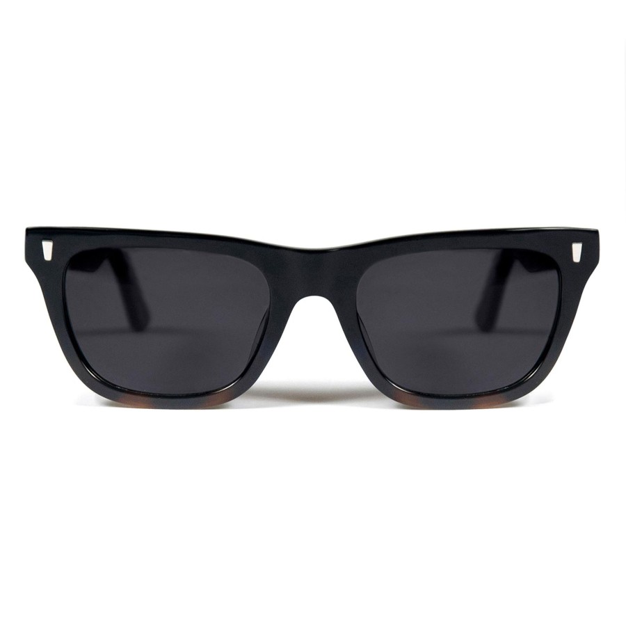 Women Straight To Hell Apparel Sunglasses | Hurricane - Black And Dark Tortoise Sunglasses