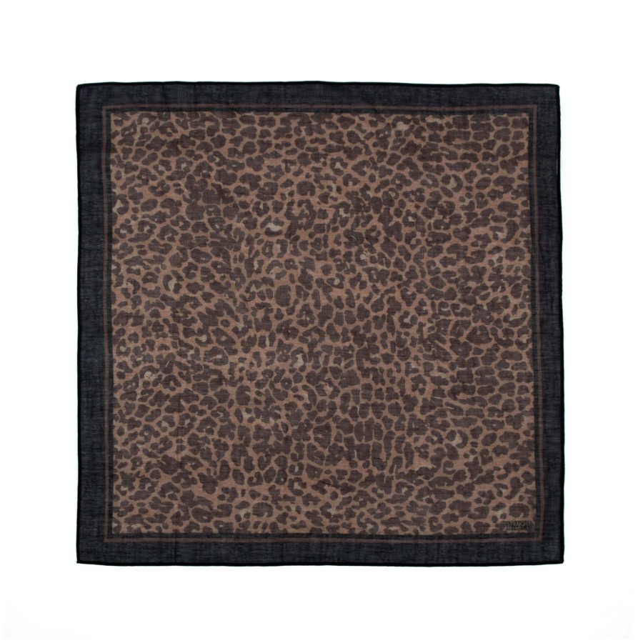 Women Straight To Hell Apparel Scarves & Bandanas | Irving - Leopard Print Bandana