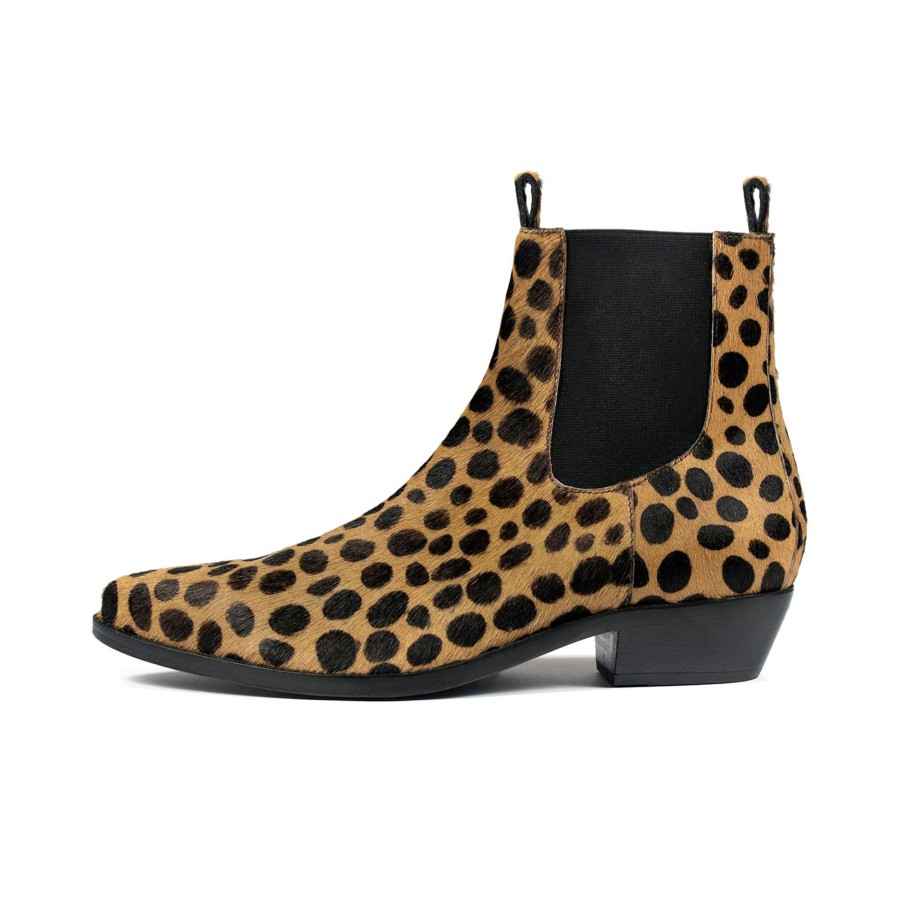 Men Straight To Hell Apparel Boots | Addison - Cheetah (Size 7, 7.5, 8, 8.5, 9, 9.5, 10.5, 13, 14)